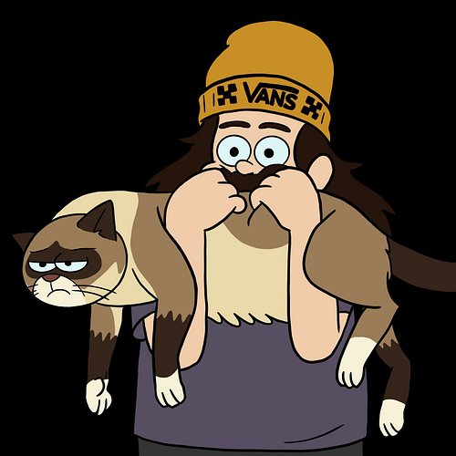 Da boy and I 
Art by: @_sp00kybeanx
