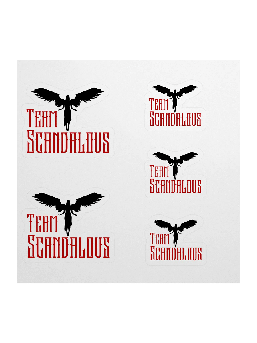 Team Scandalous Kiss Cut Stickers product image (1)