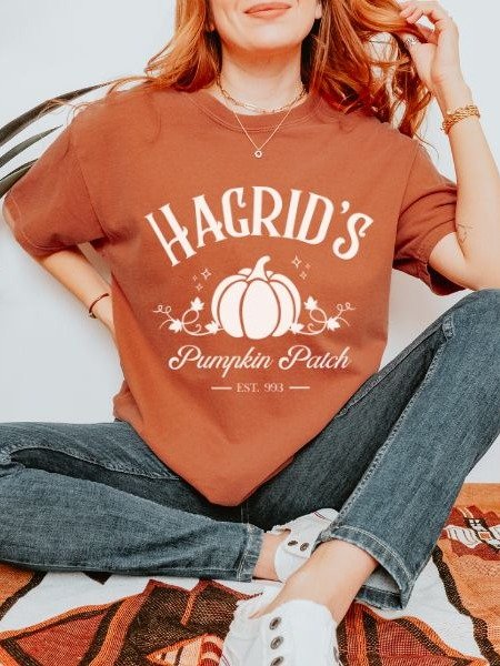 Hagrid's Magical Pumpkin Patch Vintage Minimalist Style Shirt product image (4)