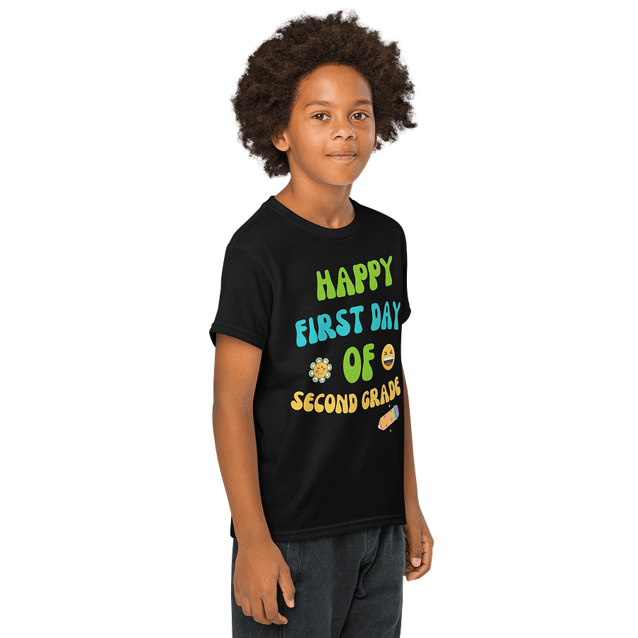 Happy First Day of Second Grade Youth Sports Tee product image (9)