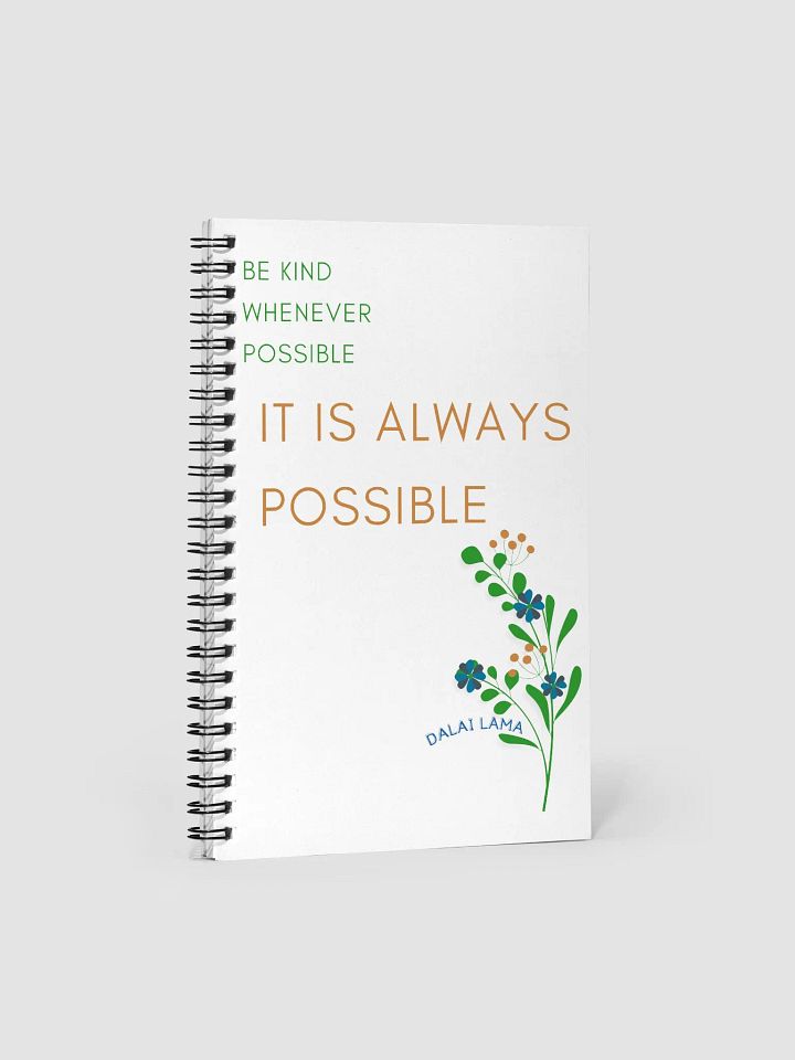 Kindness Blooms Notebook product image (1)