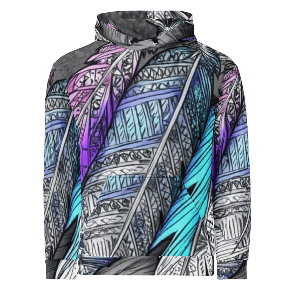 G Feathers, Recycled Unisex Hoodie product image (3)