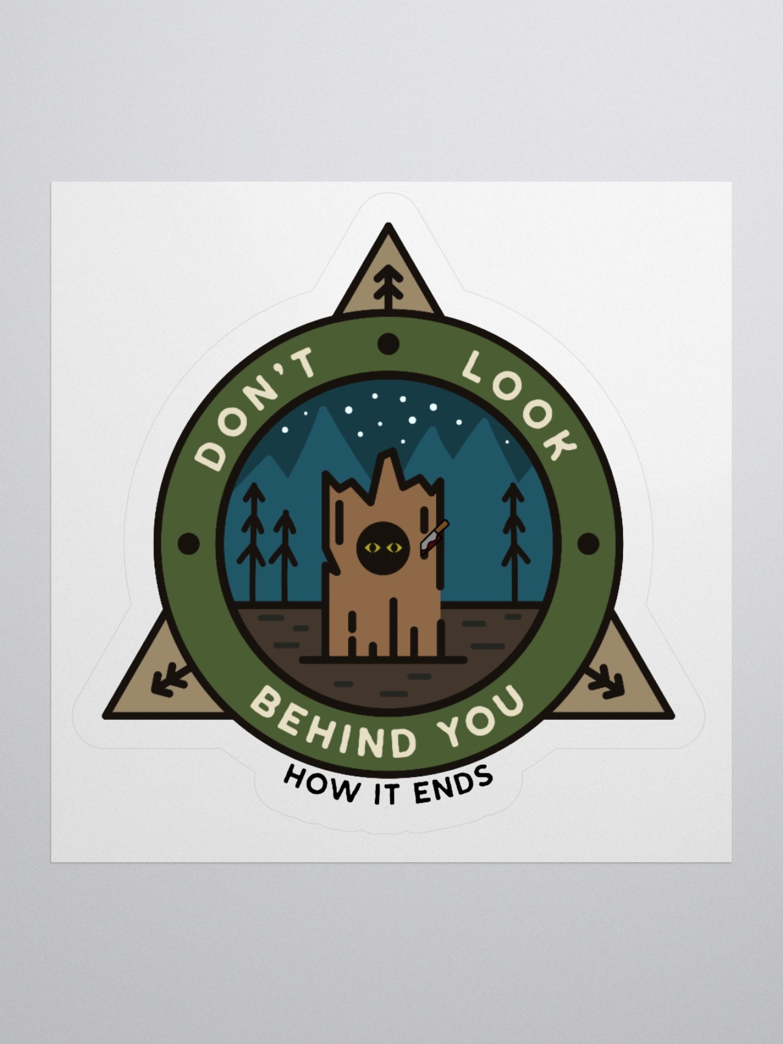 DON'T LOOK Sticker product image (1)