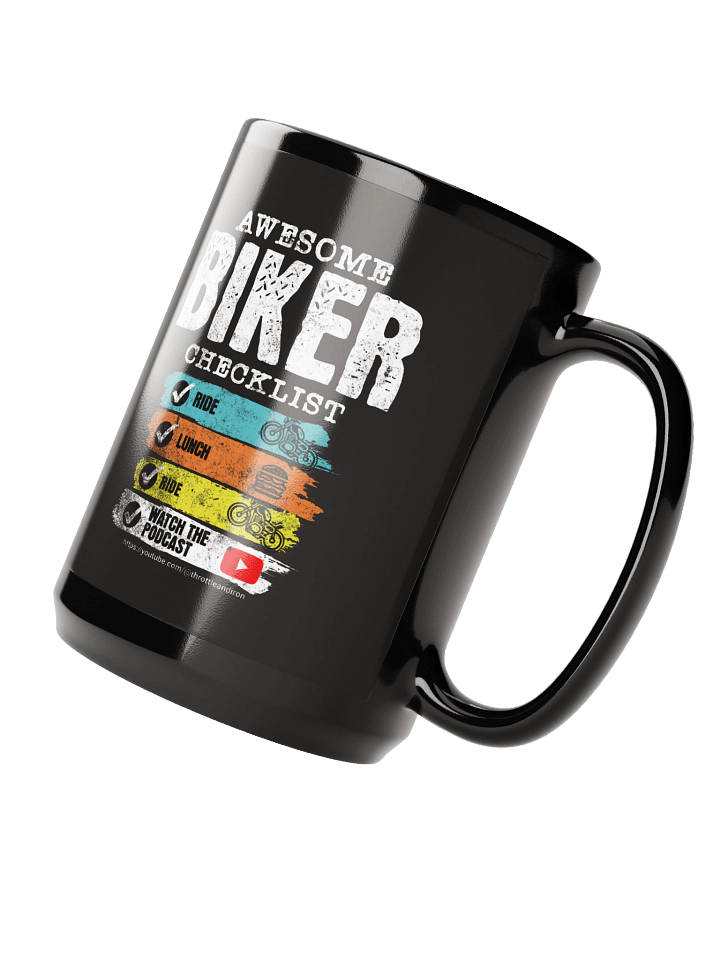 Awesome Biker Checklist — 15oz Coffee Mug product image (2)