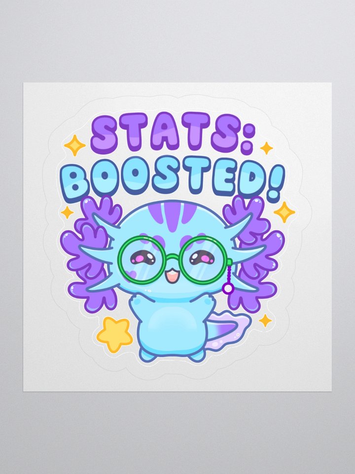 Stats Boosted Sticker product image (3)