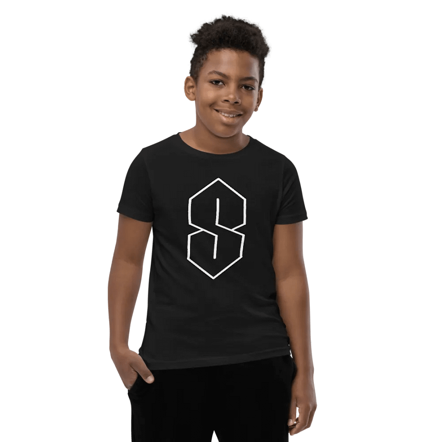 White S Youth T-Shirt product image (7)