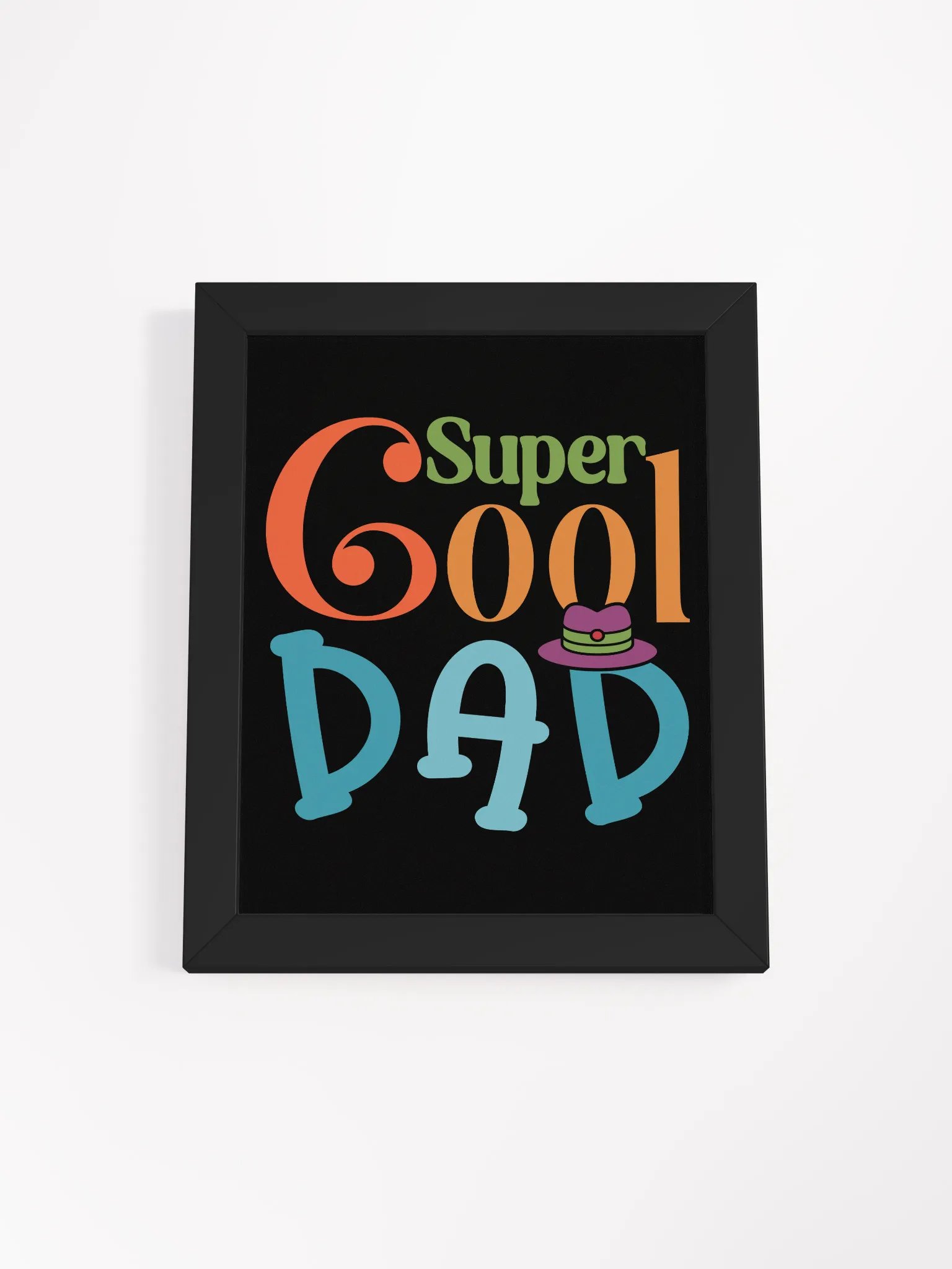 Super Cool Dad - Framed Matte Poster product image (2)