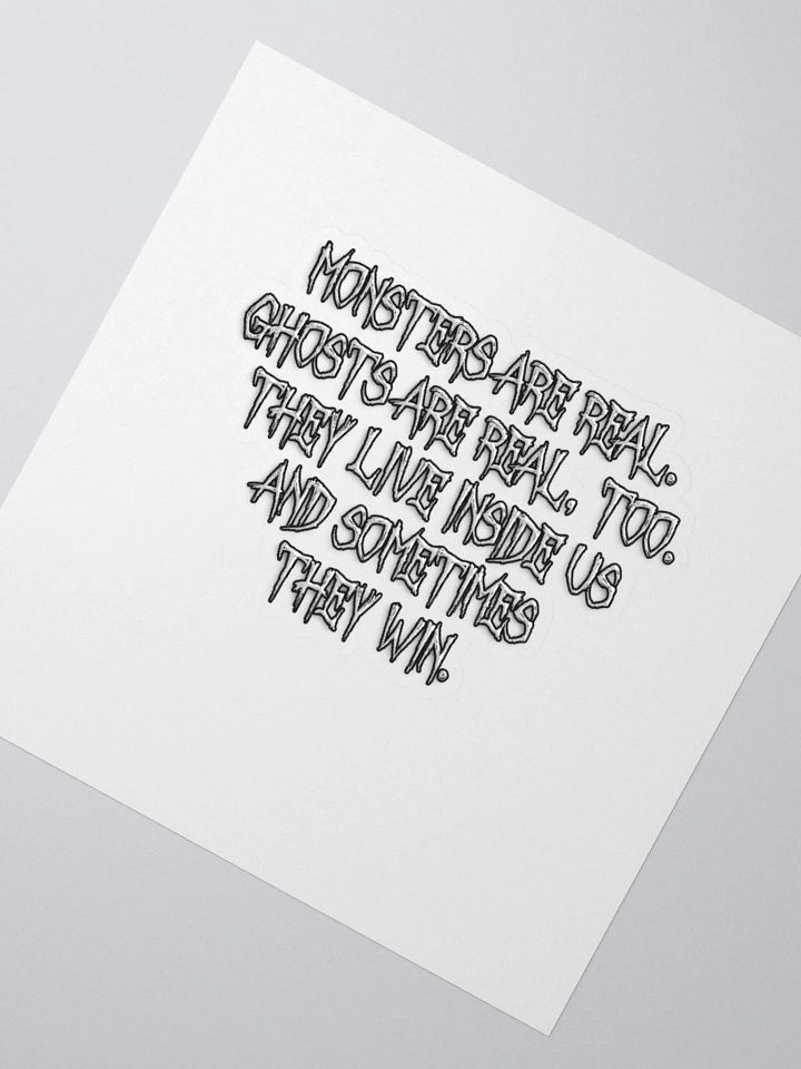 Monsters Are Real Stickers product image (4)
