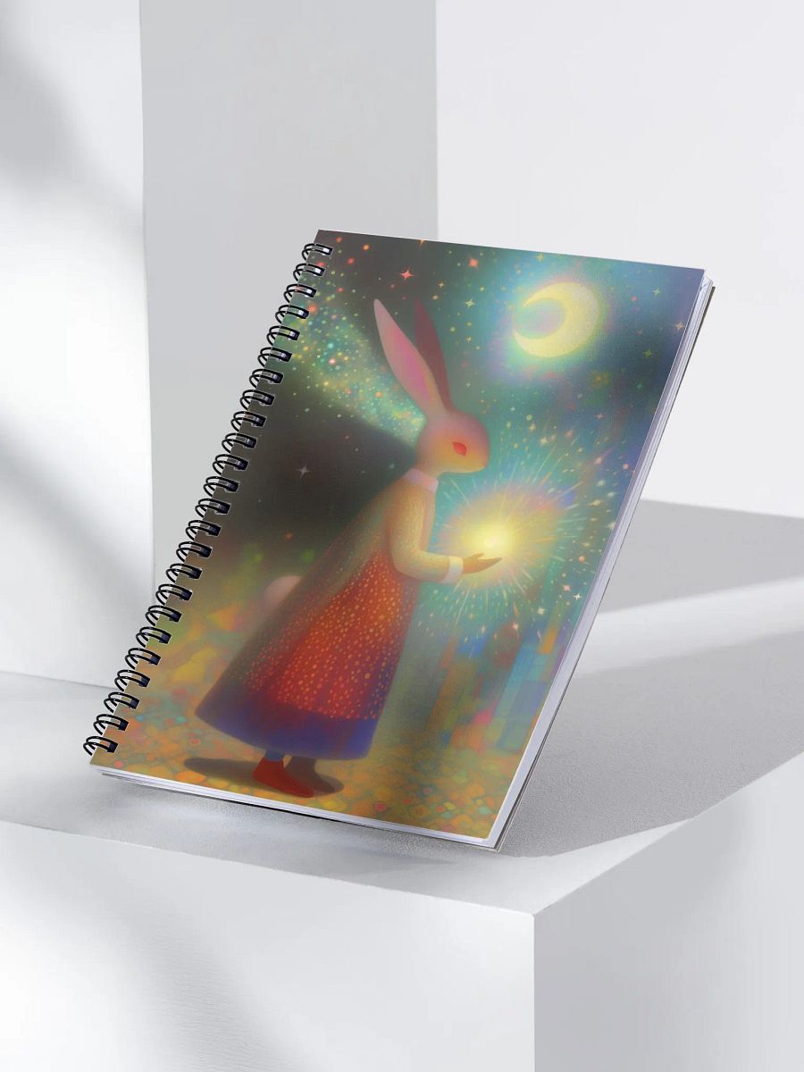Mystical Rabbit Dreams Spiral Notebook product image (3)