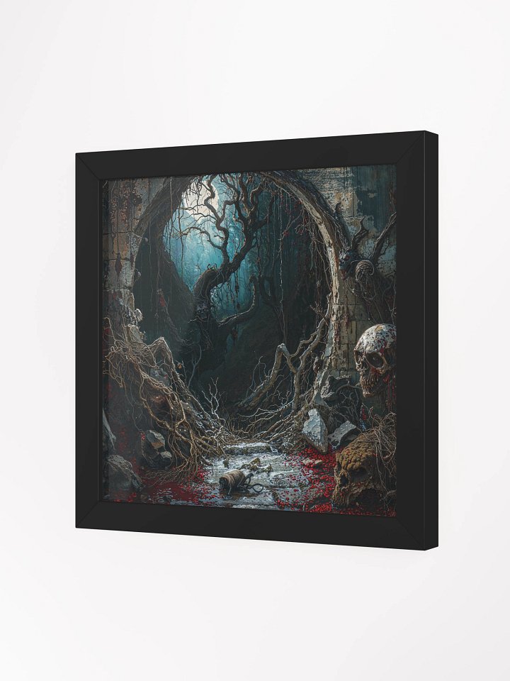 The Crimson Threshold Framed Print product image (7)