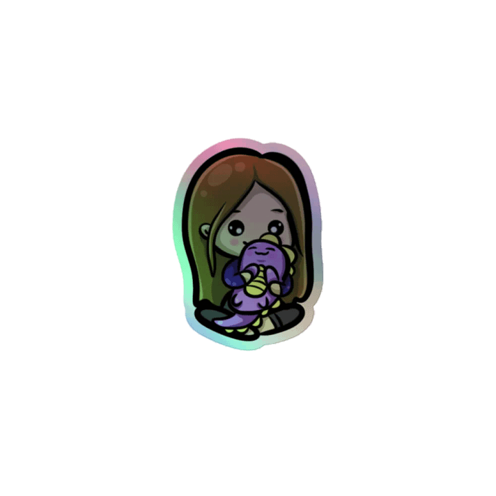 Goist and Nugget Holographic Sticker product image (1)