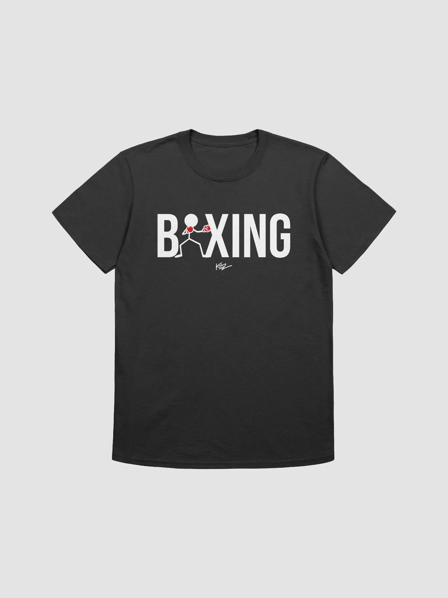 BOXING STICKMAN TEE - BLACK product image (1)