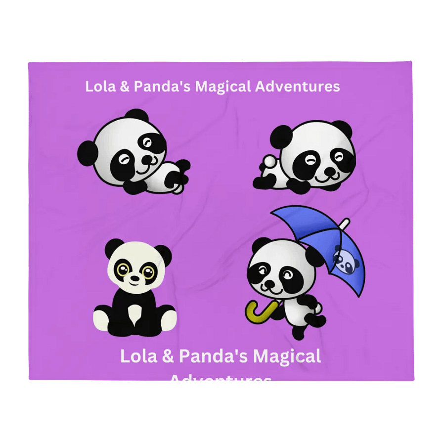 Lola & Panda's Magical Adventures Throw Blanket product image (2)