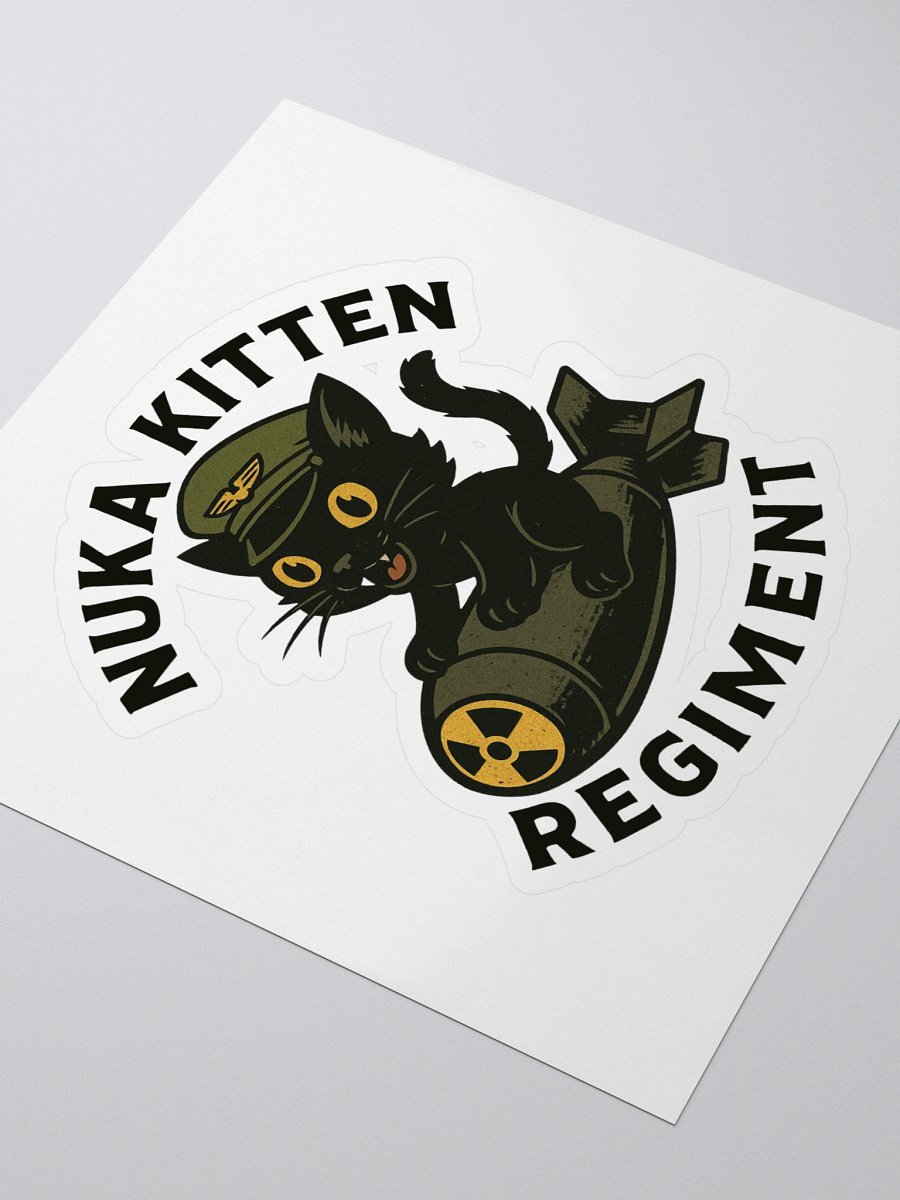 NUKA KITTEN REGIMENT STICKER product image (3)