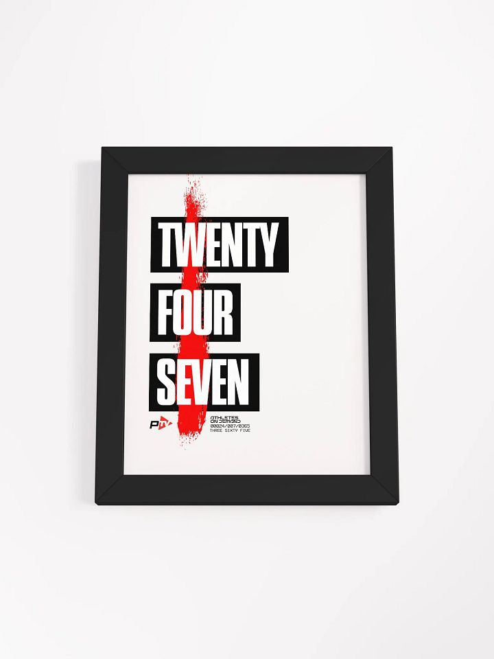 24/7 Red Streak Framed Poster product image (5)