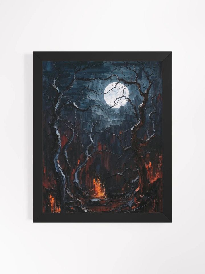 Etherial Glow Forest Framed Poster product image (3)