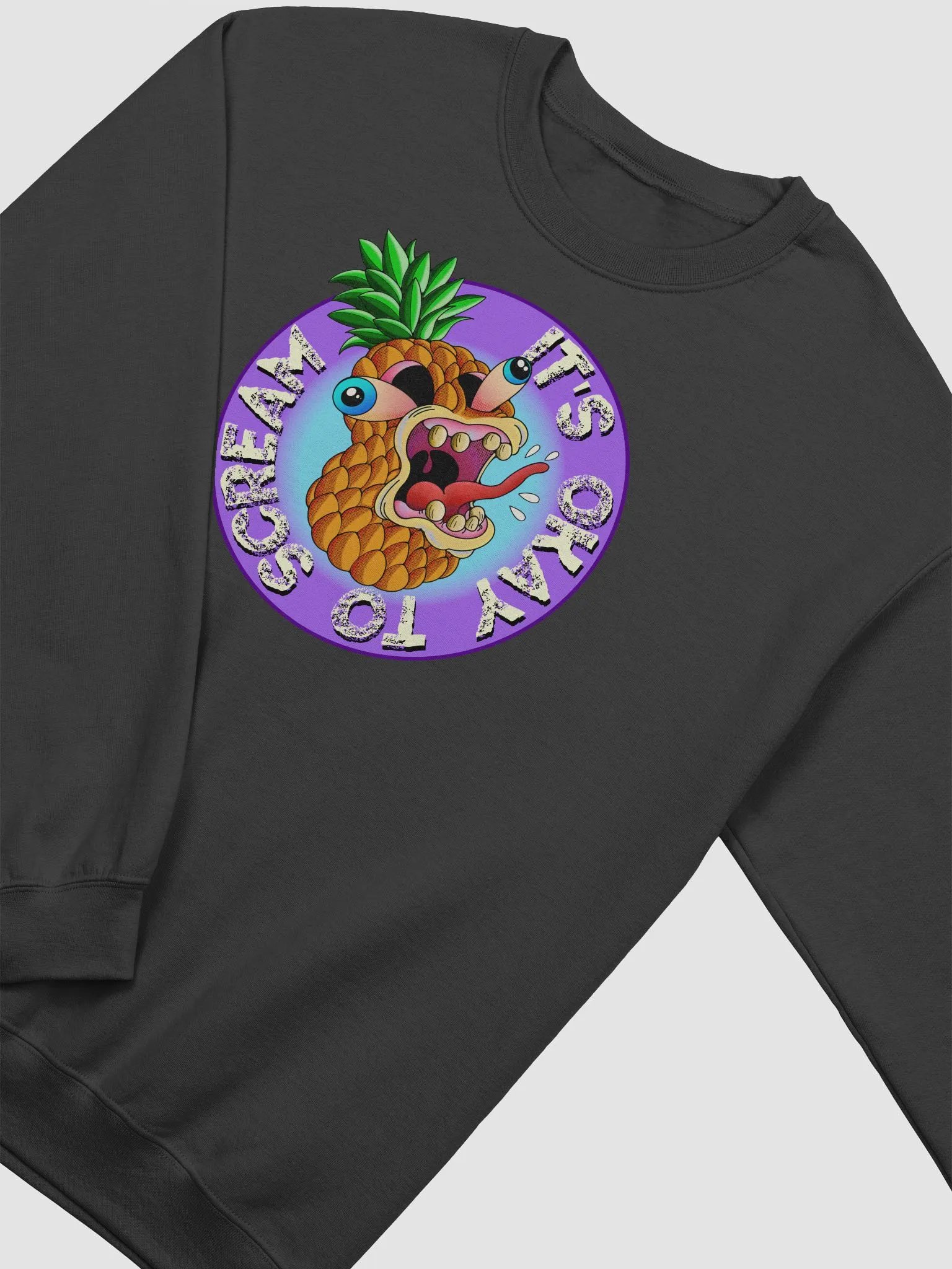 Please Scream: Gildan Classic Crewneck Sweatshirt product image (3)