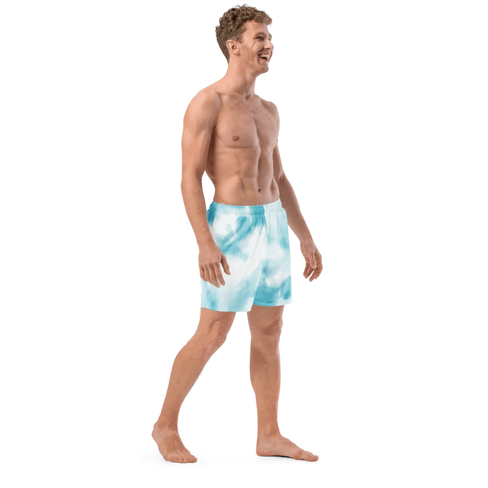 Blue Tye Dye Swim Trunks product image (12)