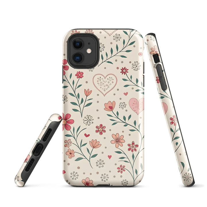 Heartfelt Blooms iPhone® Tough Case product image (1)