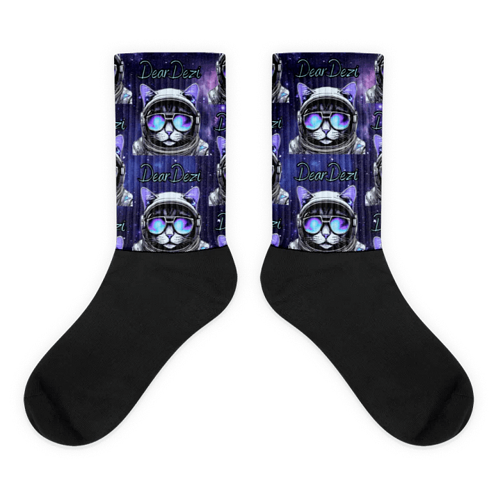 Cosmocat Gamer Socks - in Purrrple product image (2)