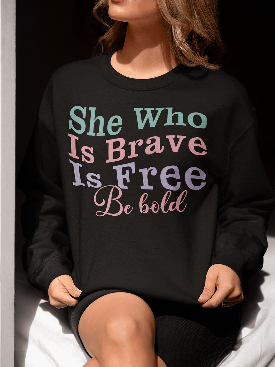 Brave & Free Crewneck Gildan Sweatshirt product image (1)