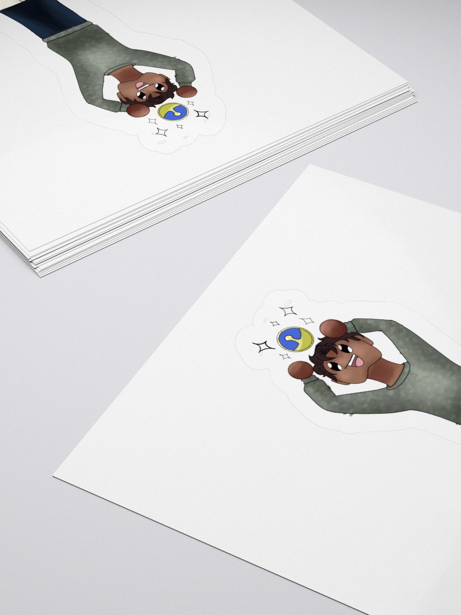 Clock Tiny BDubs Sticker product image (4)