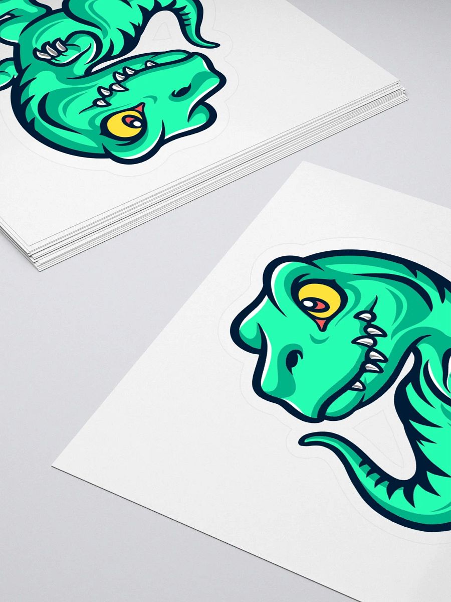 Green Dino Sticker product image (4)