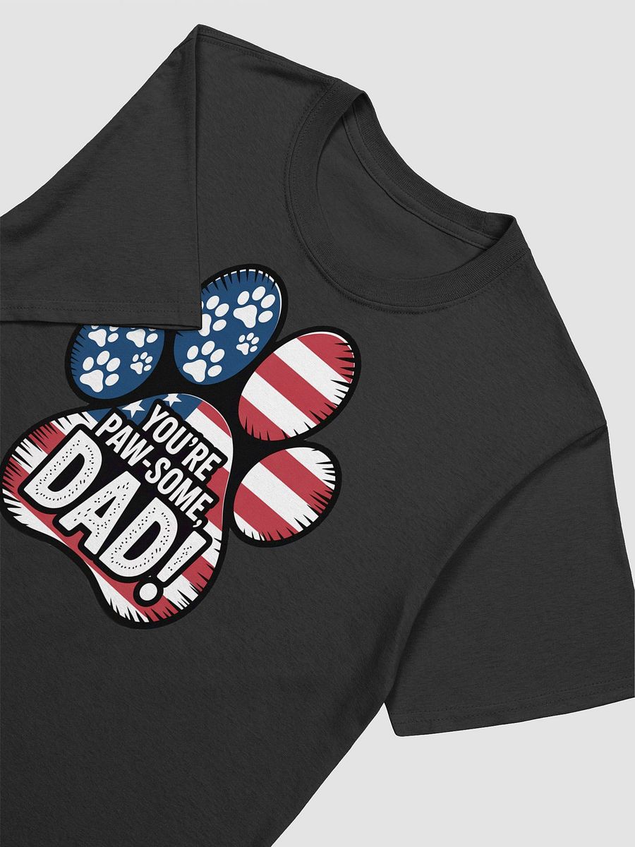 Paw-some Dad Patriotic T-Shirt product image (7)