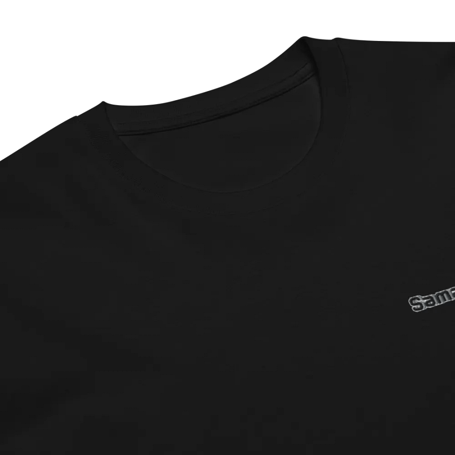 Samantha - Embroidered - Unisex Premium T-Shirt - Black HApex Gear Black Logo product image (5)