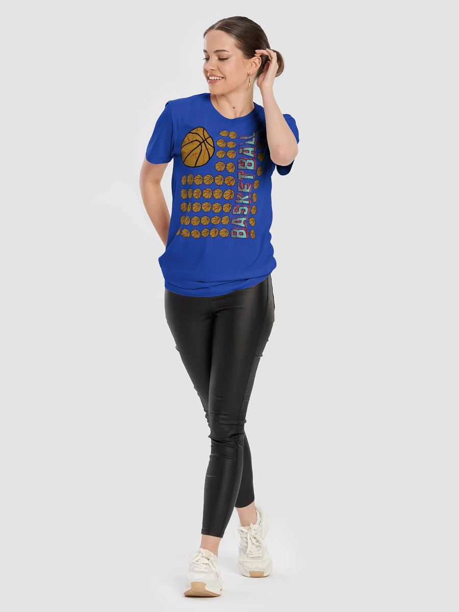 US Flag Basketball Hoops Galore Graphic Tee product image (59)