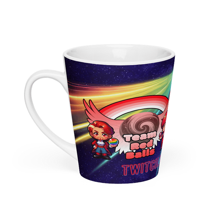 Team Red Balls Latte Mug product image (1)