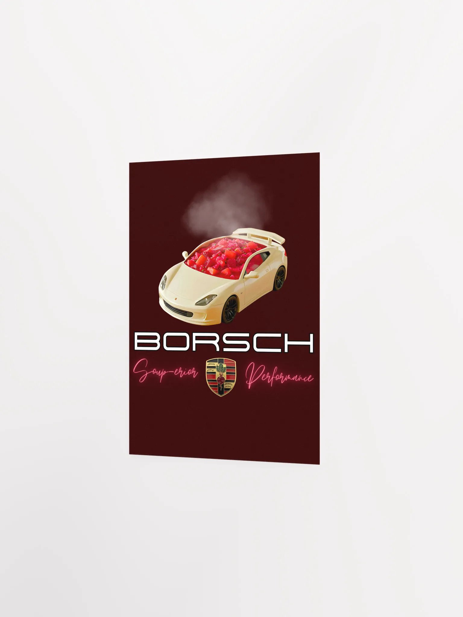 Borsch - Soup-erior Performance Funny Sports Car Poster product image (19)