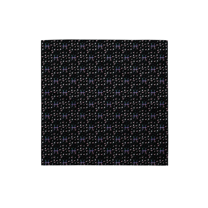Pisces, Pastel Pisces Glyph, Bandanna product image (1)