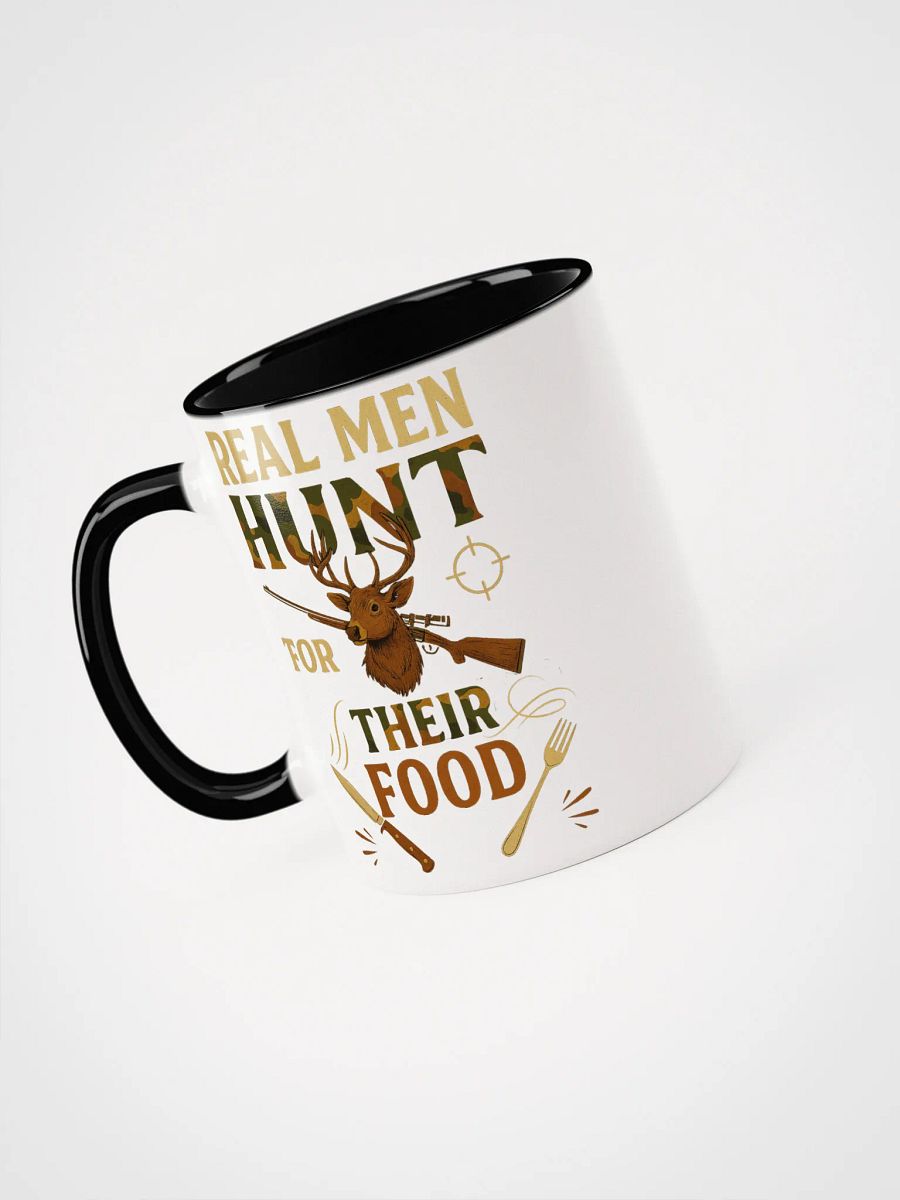 Real Men Hunt Mug – Hunting Quote Survivalist Cup product image (13)