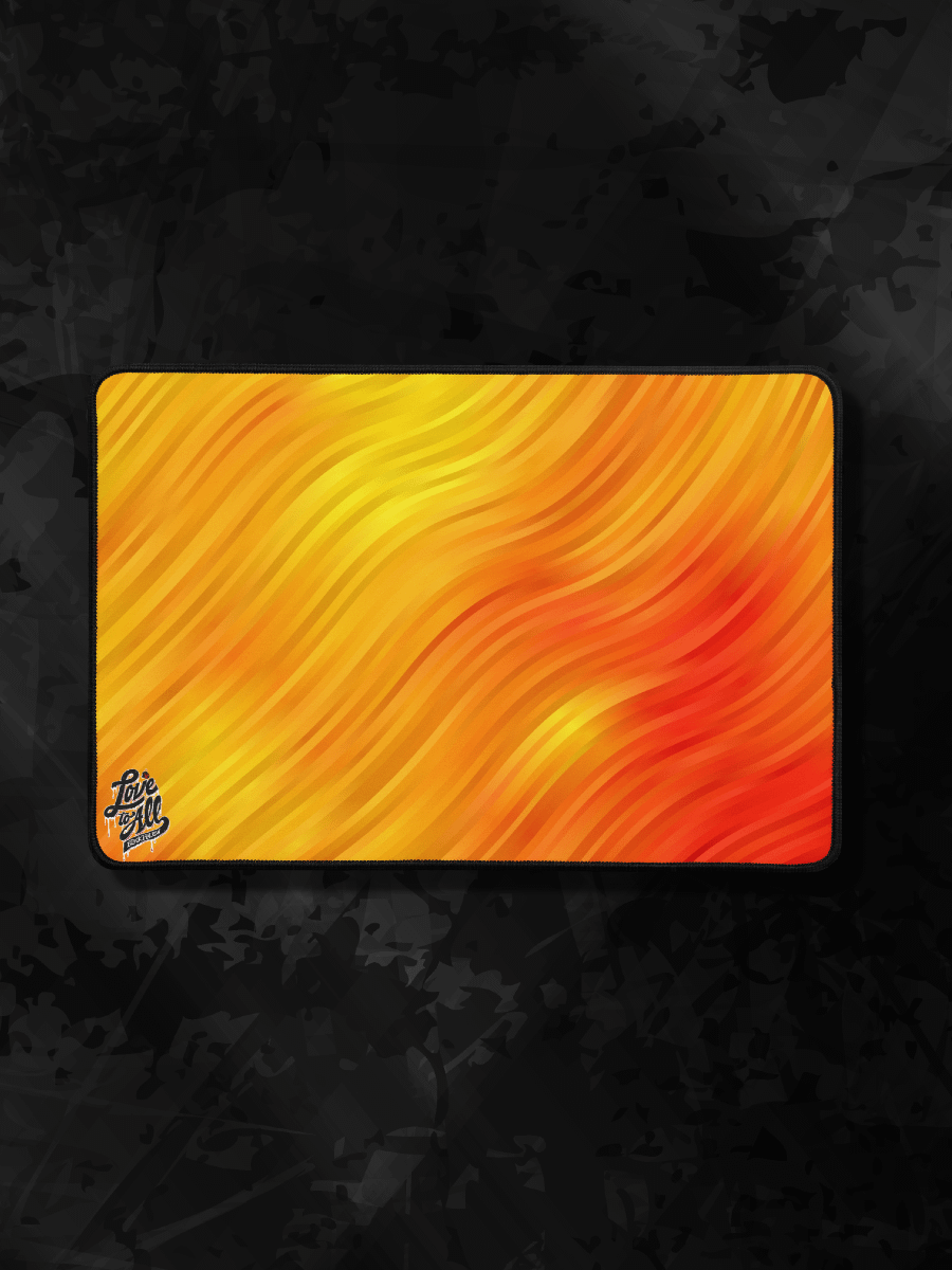 L2A Orange Wave Deskmat product image (1)