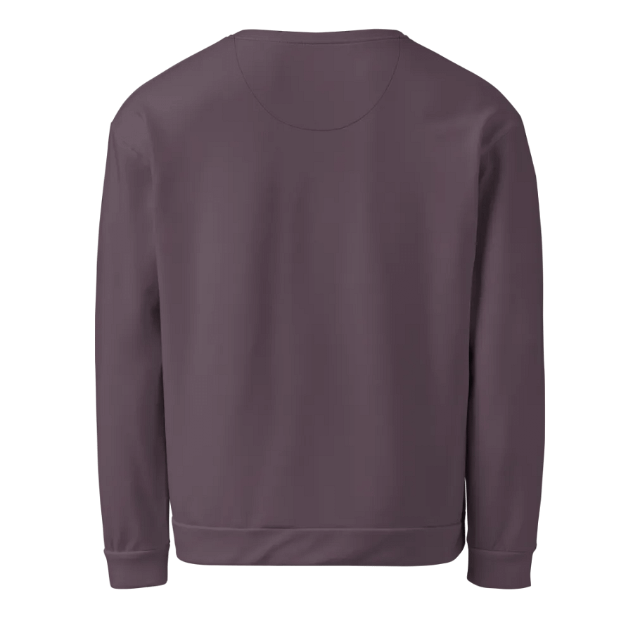 Plain Cool Purplish Brown Soft Summer Unisex Recycled Polyester Heavyweight Premium Sweatshirt by Treasure Pie product image (3)