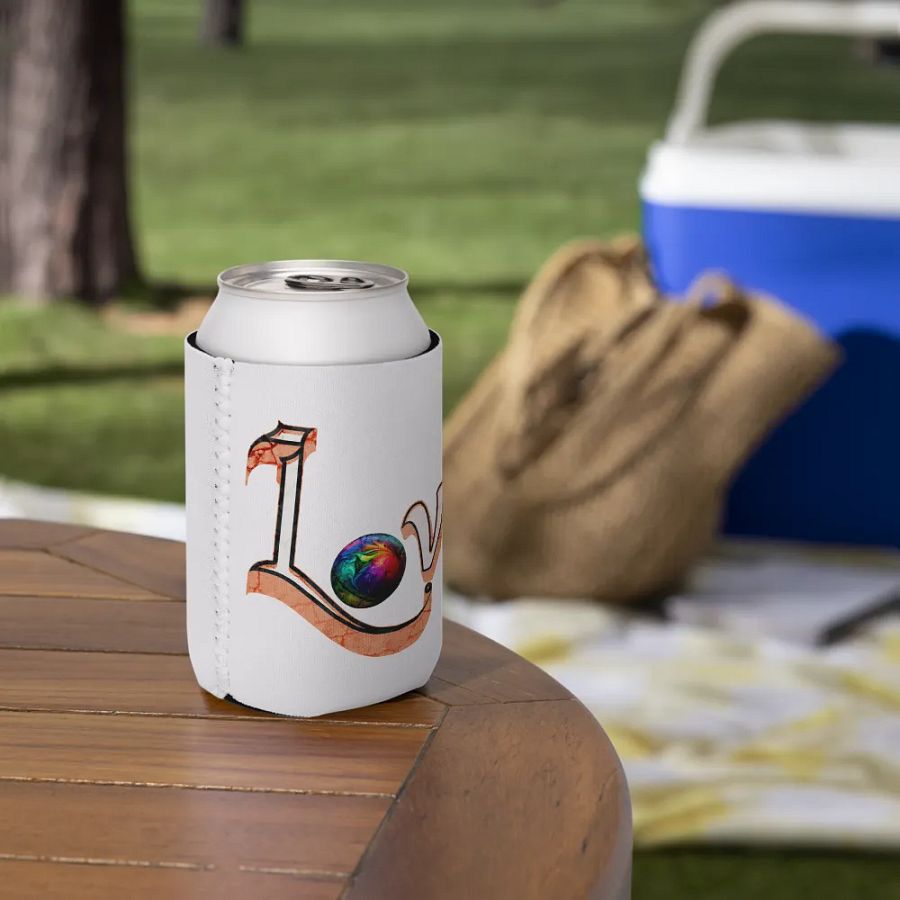 Love Bowling Swirled Can Cooler product image (6)