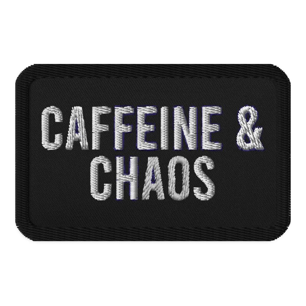 Caffeine & Chaos - Patch product image (1)