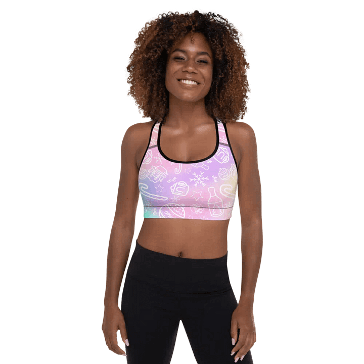 Limited Edition Christmas Tie Die Sports Bra product image (1)