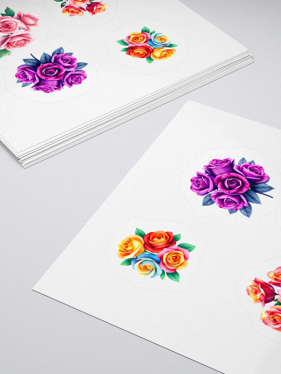 Chromatic Rose Clusters Stickers product image (14)