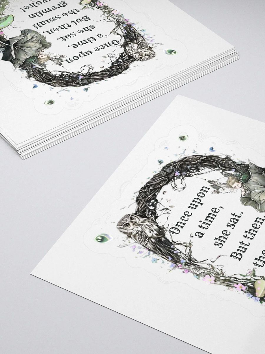 Once Upon A Time She Sat... - Funny Fairytale Sticker For Mom product image (12)