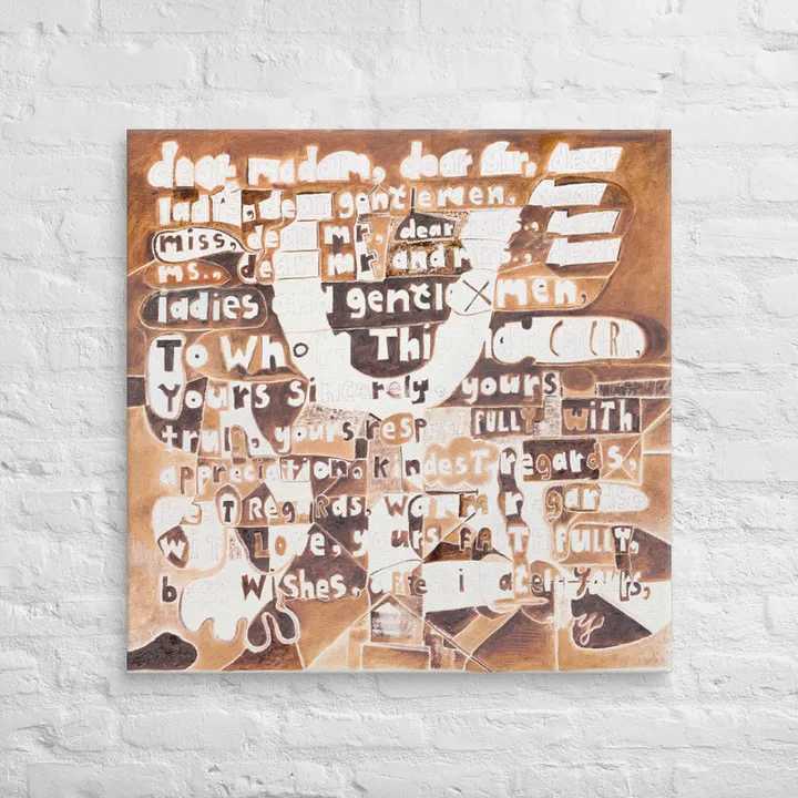 Beginnings & Endings on Canvas (32" x 32") product image (2)