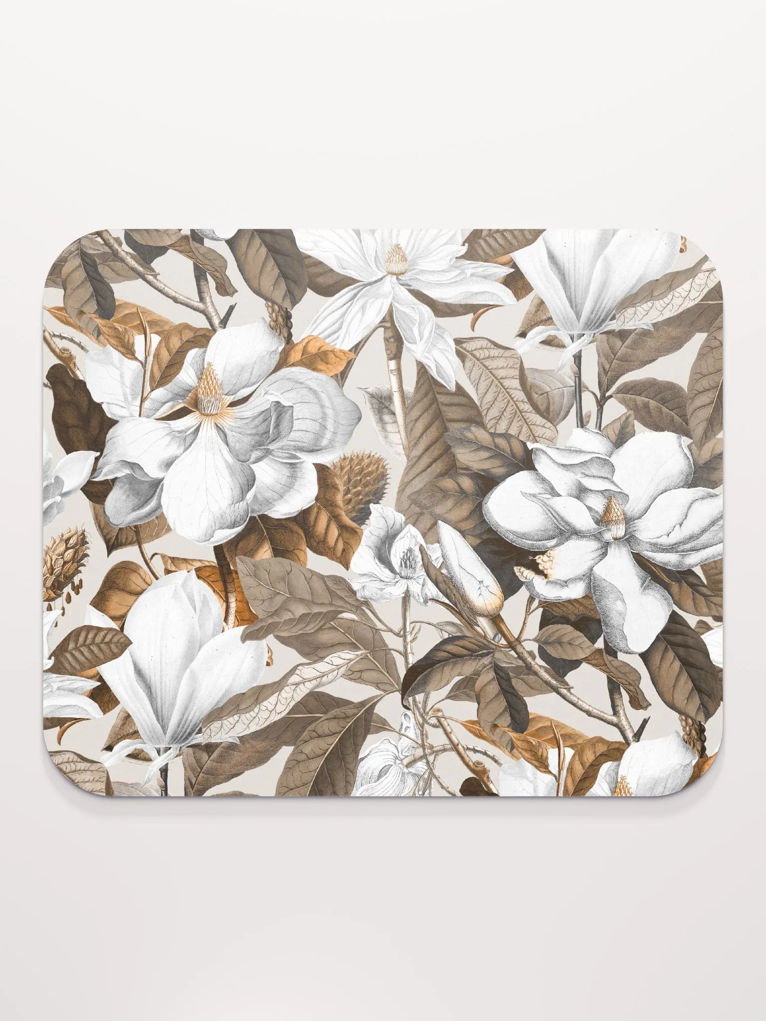 Tan Magnolia Grandiflora Mouse Pad product image (3)