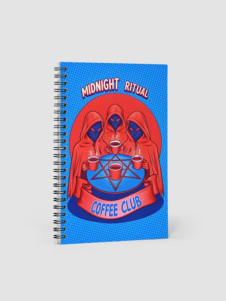 Midnight Coffee Club Spiral Notebook #2 product image (1)