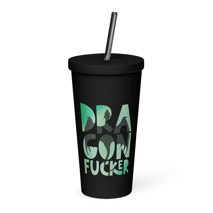 Dragon F*cker Insulated Tumbler (Green) product image (1)