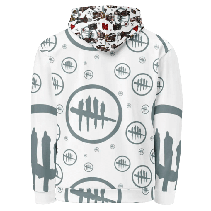 Dead by daylight Patterned Hoodie (white) product image (2)