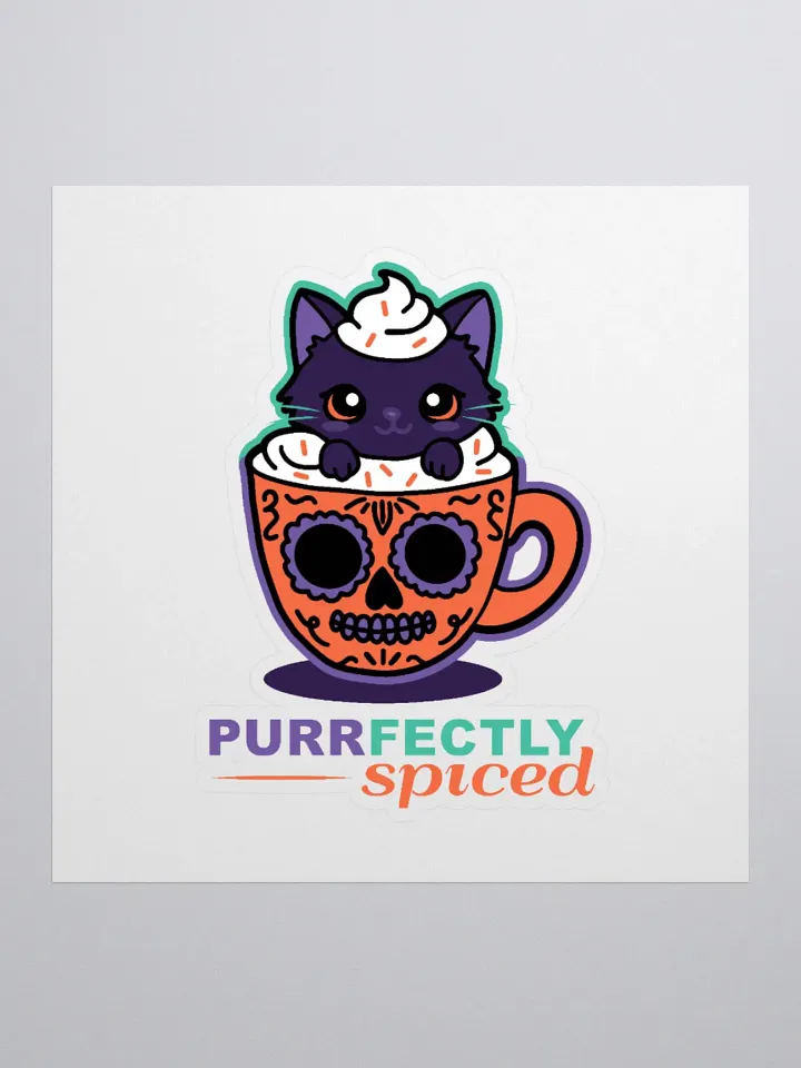 Purrfectly Spiced Sticker product image (1)