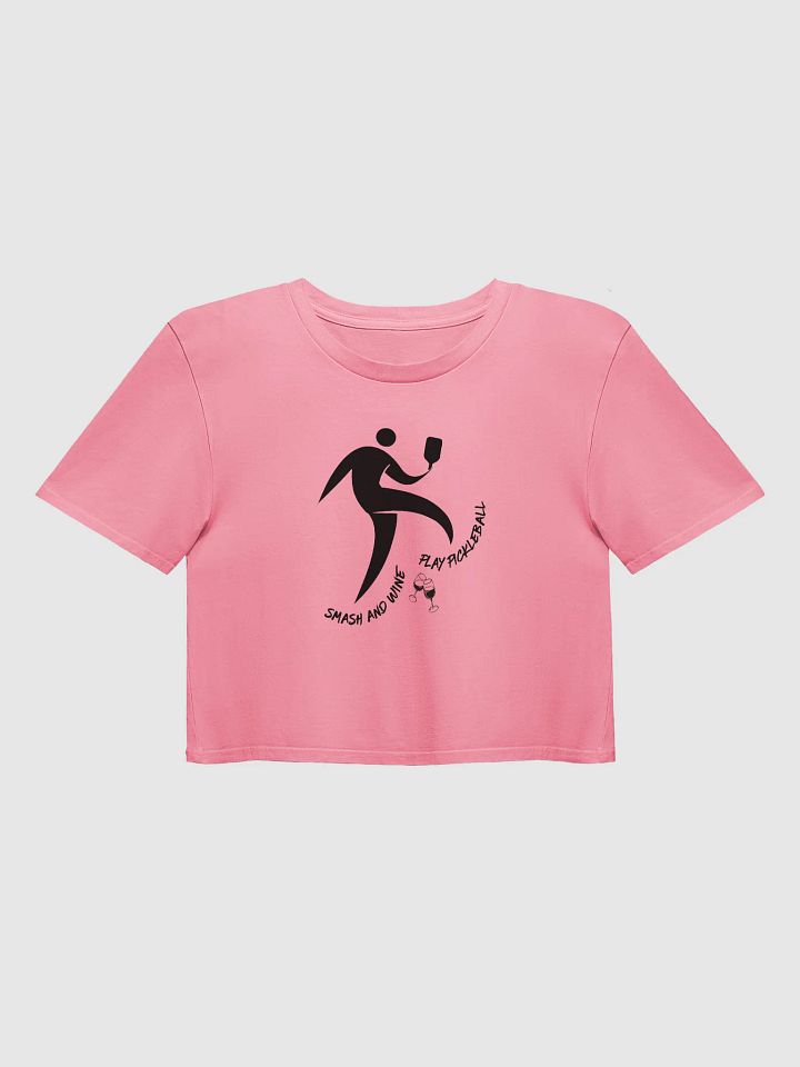 Smash and Wine, Play Pickleball Crop Top product image (1)