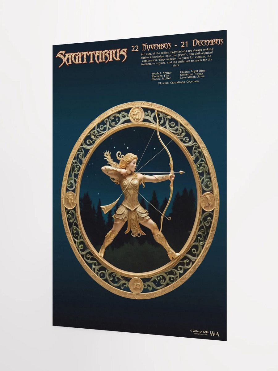 Western Zodiac Poster - SAGITTARIUS product image (8)
