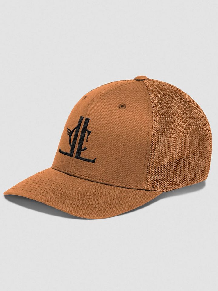 Legacy Co Official - Black Logo Flexfit Mesh Back Trucker Hat product image (10)
